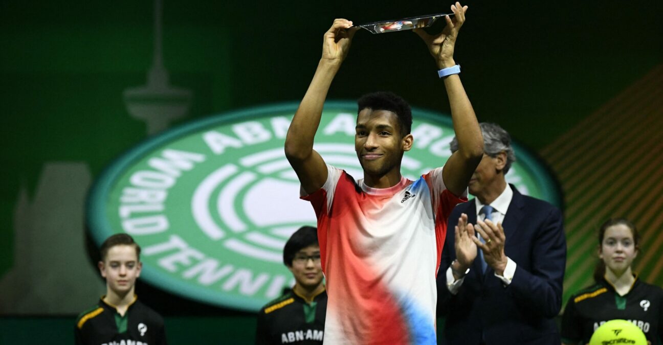 Felix Auger-Aliassime Rotterdam trophy