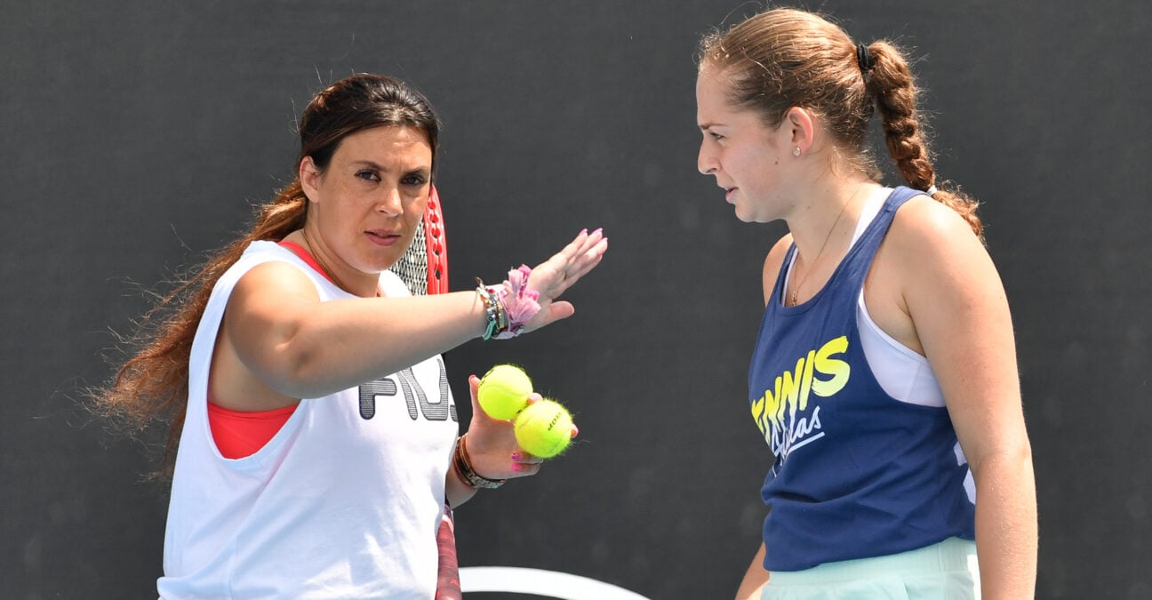 Marion Bartoli and Jelena Ostapenko