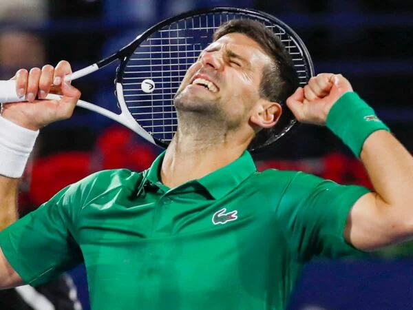 Novak Djokovic at the Dubai Duty Free Tennis Championships 2022