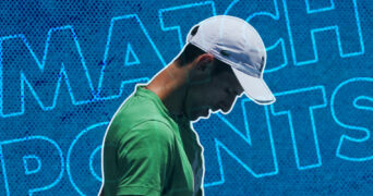 Match Points by Tennis Majors about Novak Djokovic unvaccinated