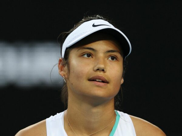 Britain's Emma Raducanu at the 2022 Australian Open