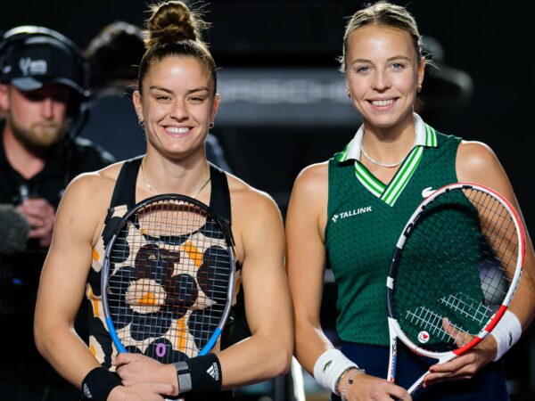 Maria Sakkari and Anett Kontaveit WTA Finals 2021