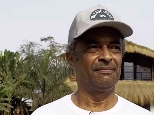 Yannick Noah in Brut's mini-documentary, Cameroon, 2022