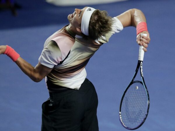 Germany's Alexander Zverev in action at the ATP 500 Abierto Mexicano in 2022