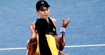 Ash Barty and Cori Gauff, Adelaide 2022