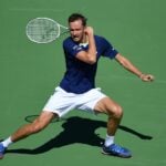 Daniil Medvedev at the BNP Paribas Open 2022