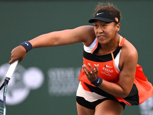 Naomi Osaka (JPN) at the BNP Paribas Open at the Indian Wells Tennis Garden.