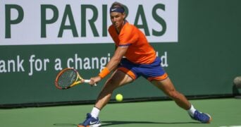 Rafael Nadal Indian Wells backhand