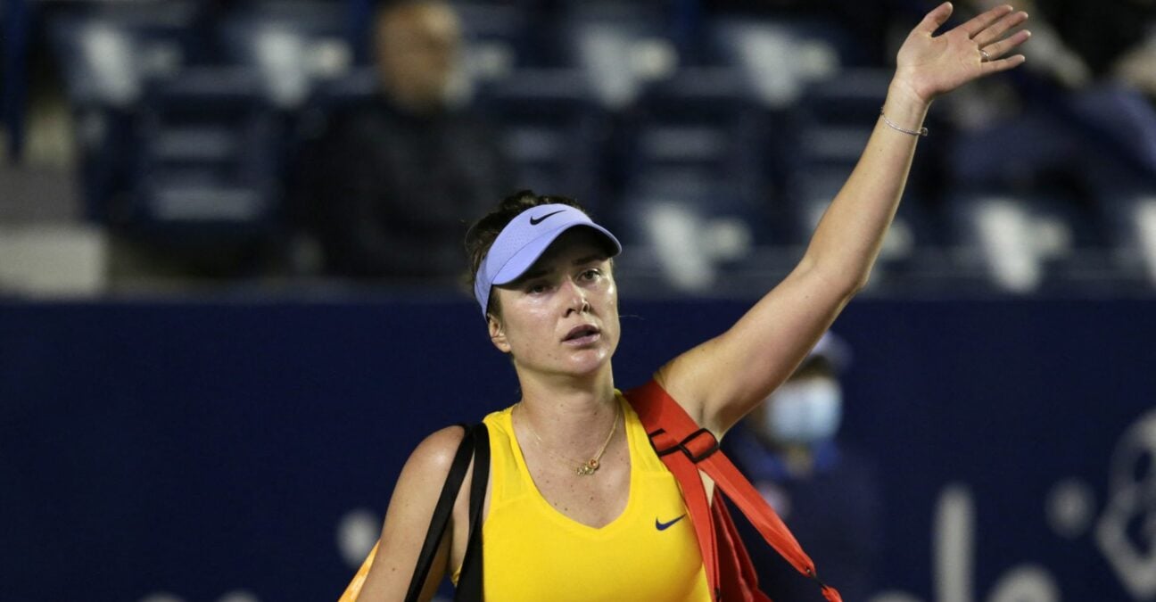 Ukraine's Elina Svitolina at the Monterrey Open in March 2022