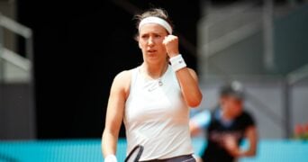 Victoria Azarenka at the Mutua Madrid Open in 2019
