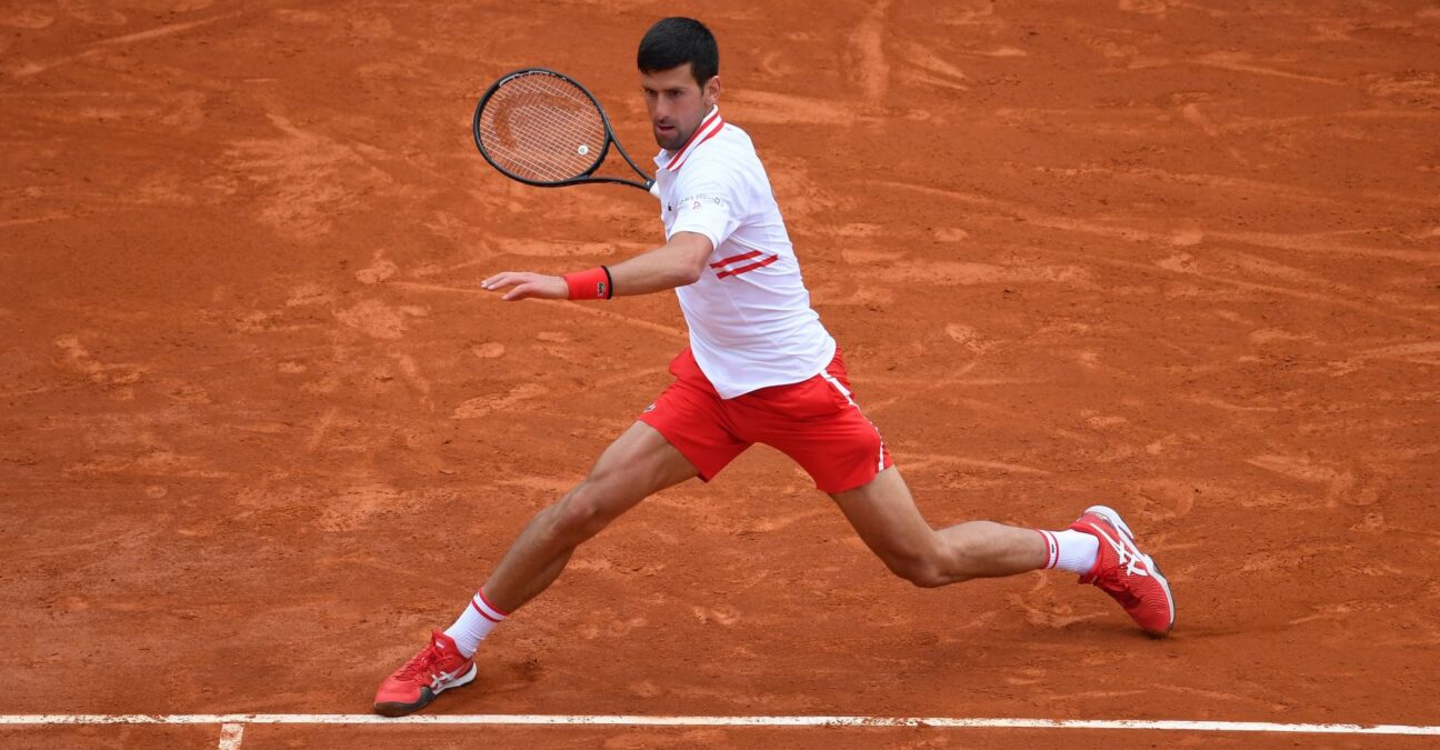 Novak Djokovic at the Rolex Monte Carlo Masters in 2021