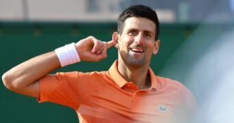 Novak Djokovic at the 2022 Rolex Monte-Carlo Masters