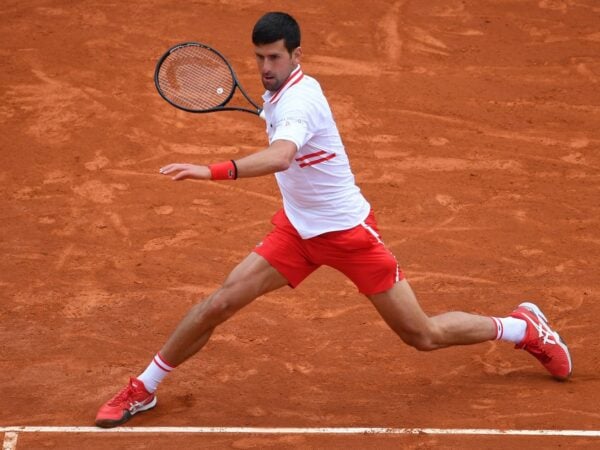 Novak Djokovic at the Rolex Monte Carlo Masters in 2021