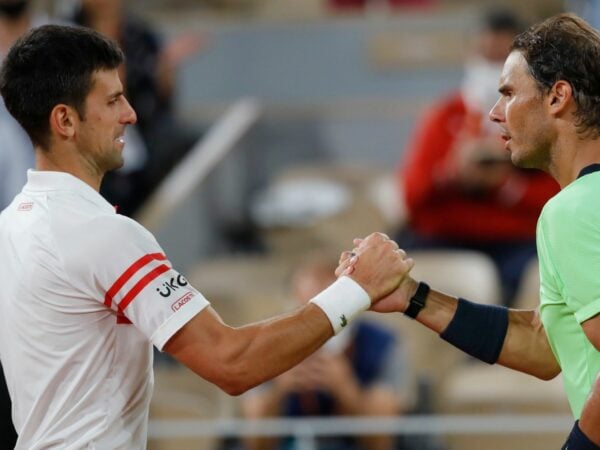 Rafael Nadal and Novak Djokovic, 2021