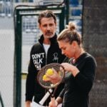 Patrick Mouratoglou and Simona Halep