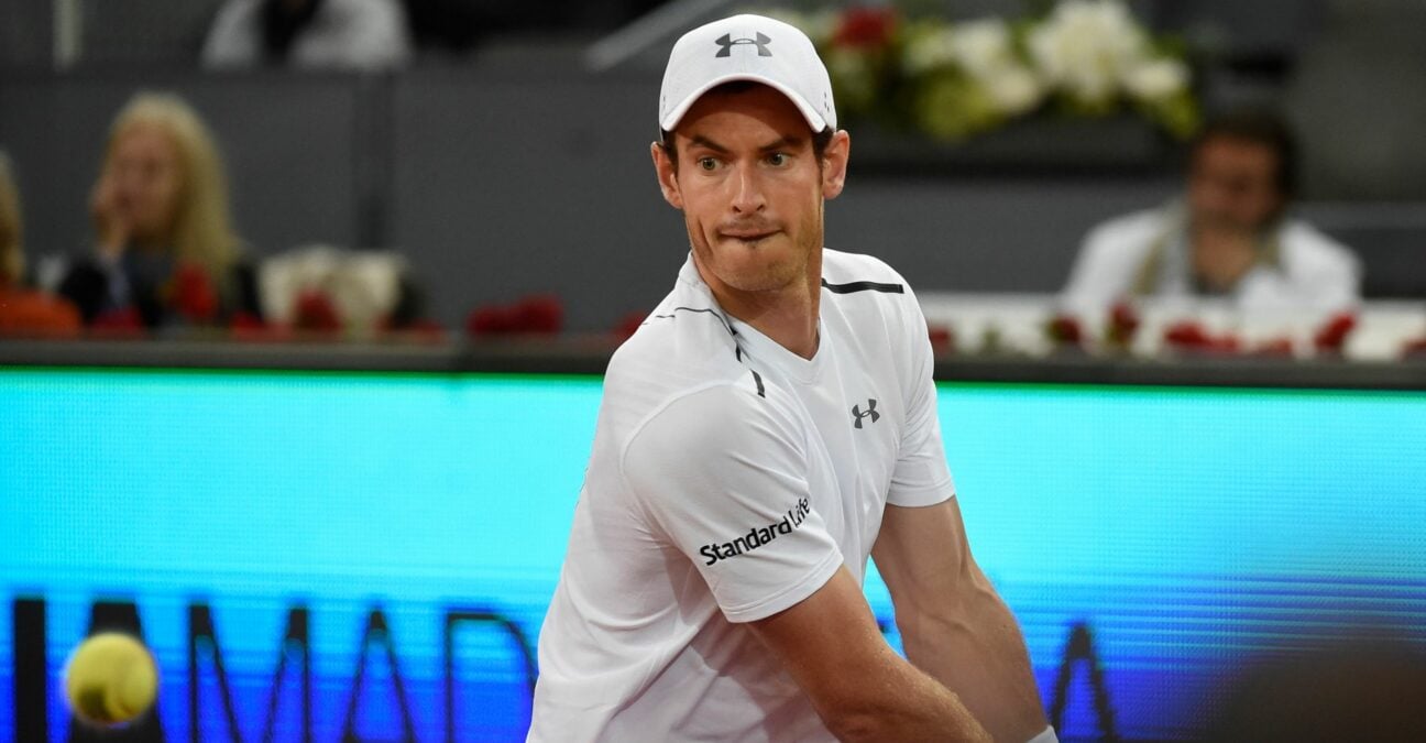 Andy Murray at the Madrid Open in 2017