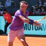 Rafael Nadal, Spain, during Mutua Madrid Open in May 2021