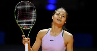 Emma Raducanu at the Porsche Tennis Grand Prix in Stuttgart 2022