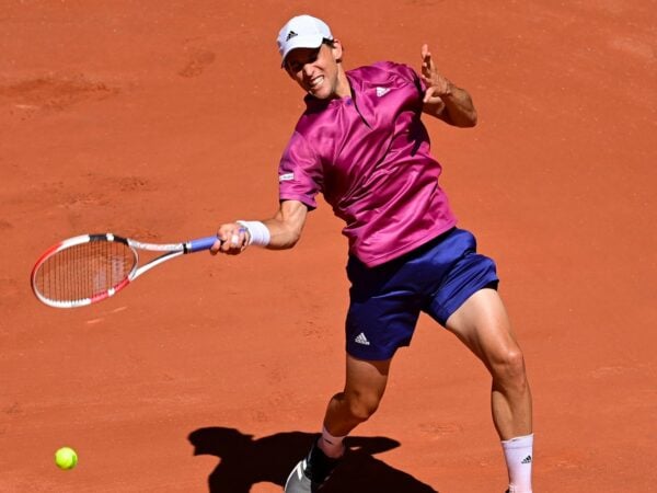 Dominic Thiem at Roland Garros 2021