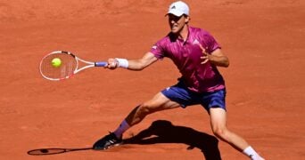 Dominic Thiem at the French Open Roland Garros 2021