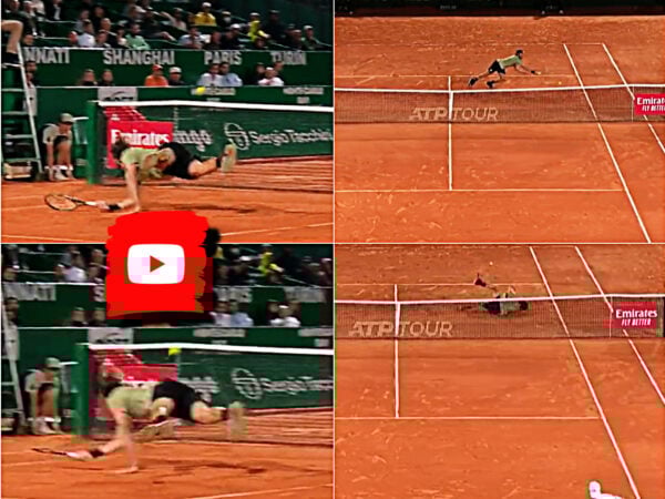 Stefanos Tsitsipas volley, Monte-Carlo 2022
