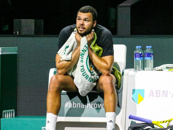 Jo-Wilfried Tsonga at the Rotterdam Open ABN Amro Tennis 2022