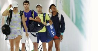 Iga Swiatek, Carlos Alcaraz, Casper Ruud, Naomi Osaka