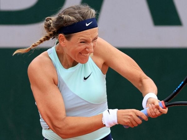 Belarus' Victoria Azarenka at Roland Garros 2022