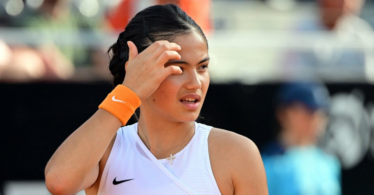 Emma Raducanu R1 Rome 2022