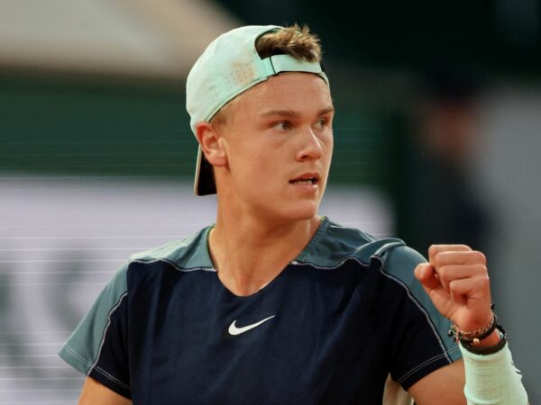 Denmark's Holger Rune at Roland Garros 2022