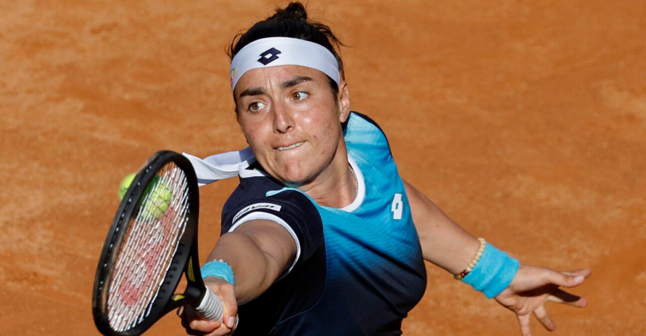 Ons Jabeur at the Italian Open tennis tournament in Rome, Italy
