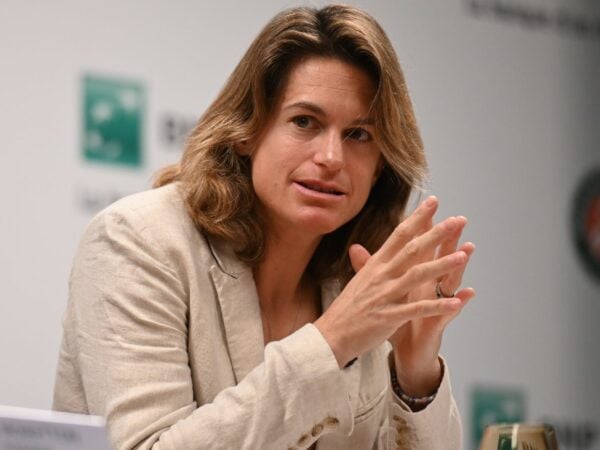 Amelie Mauresmo at the Roland-Garros 2022 Press Conference