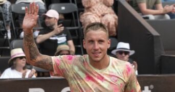 Alex Molcan at the ATP Lyon Open