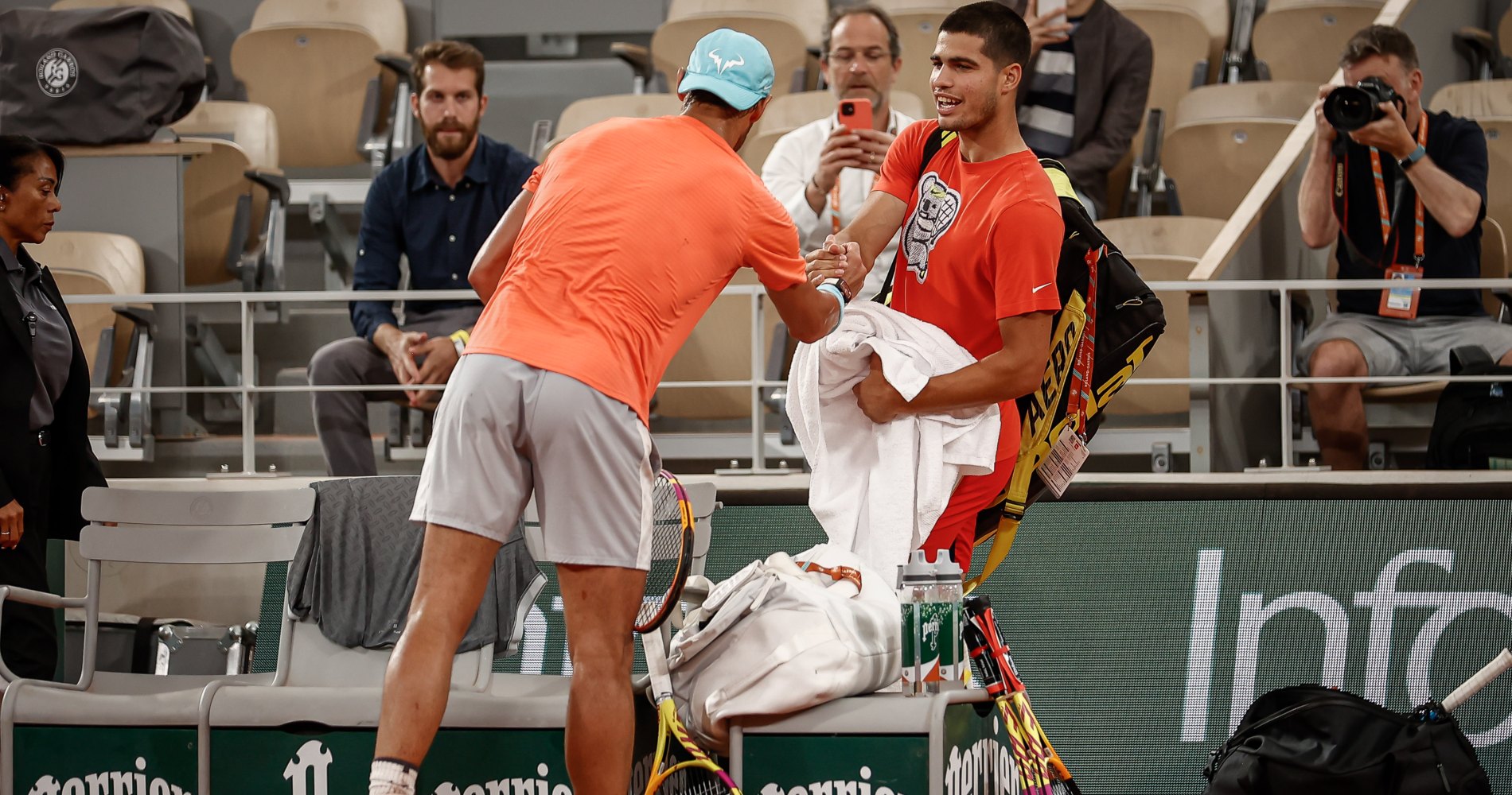 Nadal and Alcaraz, Roland-Garros