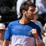 Cameron Norrie in the final of the Open Parc de Lyon