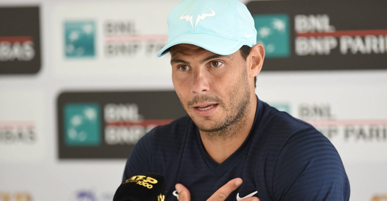 Rafael Nadal Rome media day