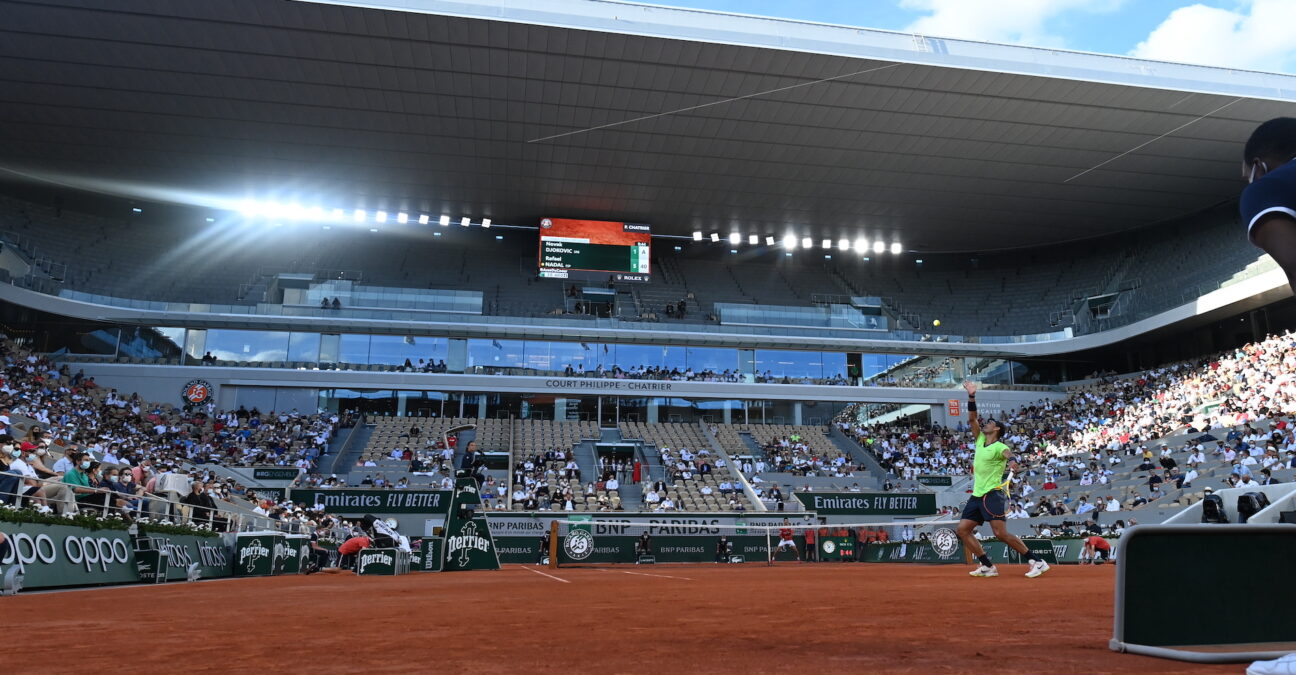 Roland-Garros, court Philippe-Chatrier general view