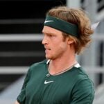 Russia's Andrey Rublev during his second round match against Serbia's Filip Krajinovic Image Credit: AI / Reuters / Panoramic
