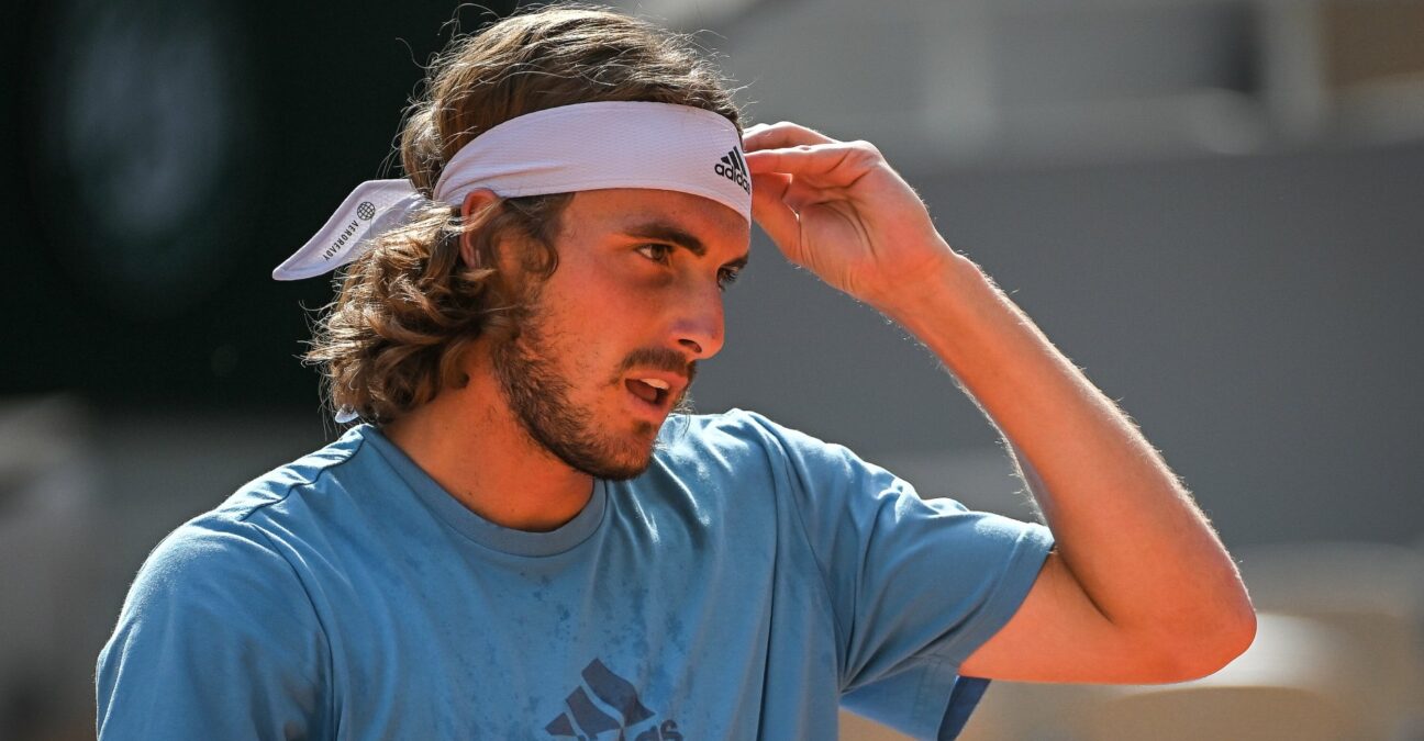 Stefanos Tsitsipas RG practice 2022
