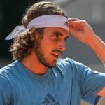 Stefanos Tsitsipas RG practice 2022