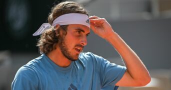 Stefanos Tsitsipas RG practice 2022
