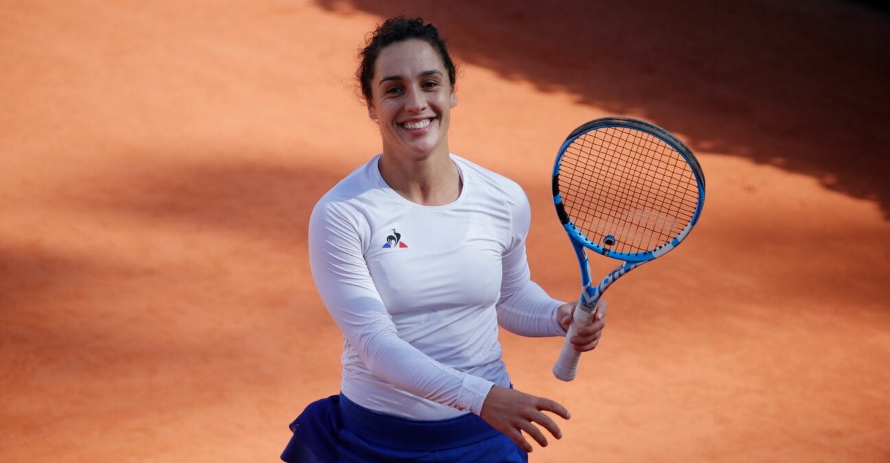 Italy's Martina Trevisan at Roland Garros 2020