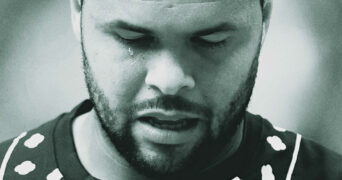 Jo-Wilfried Tsonga, black and white, Roland-Garros 2022