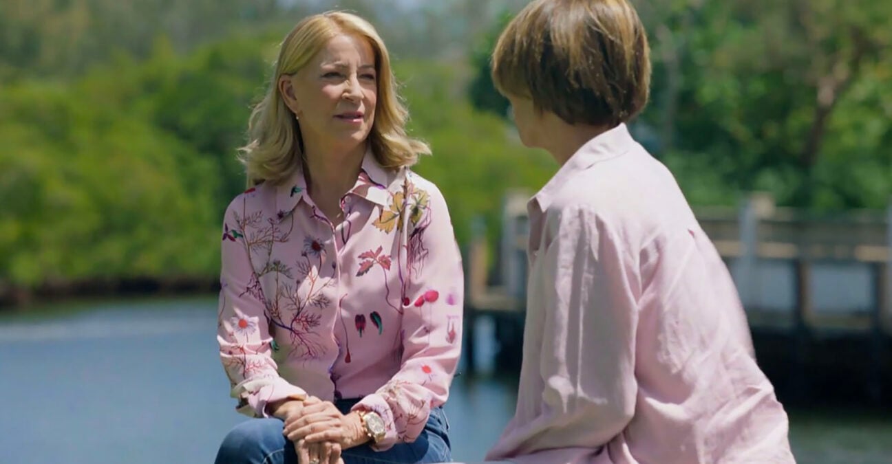 Chris Evert and Mary Carillo