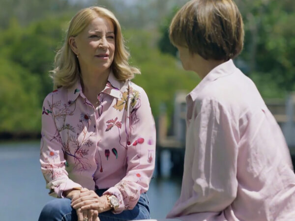 Chris Evert and Mary Carillo