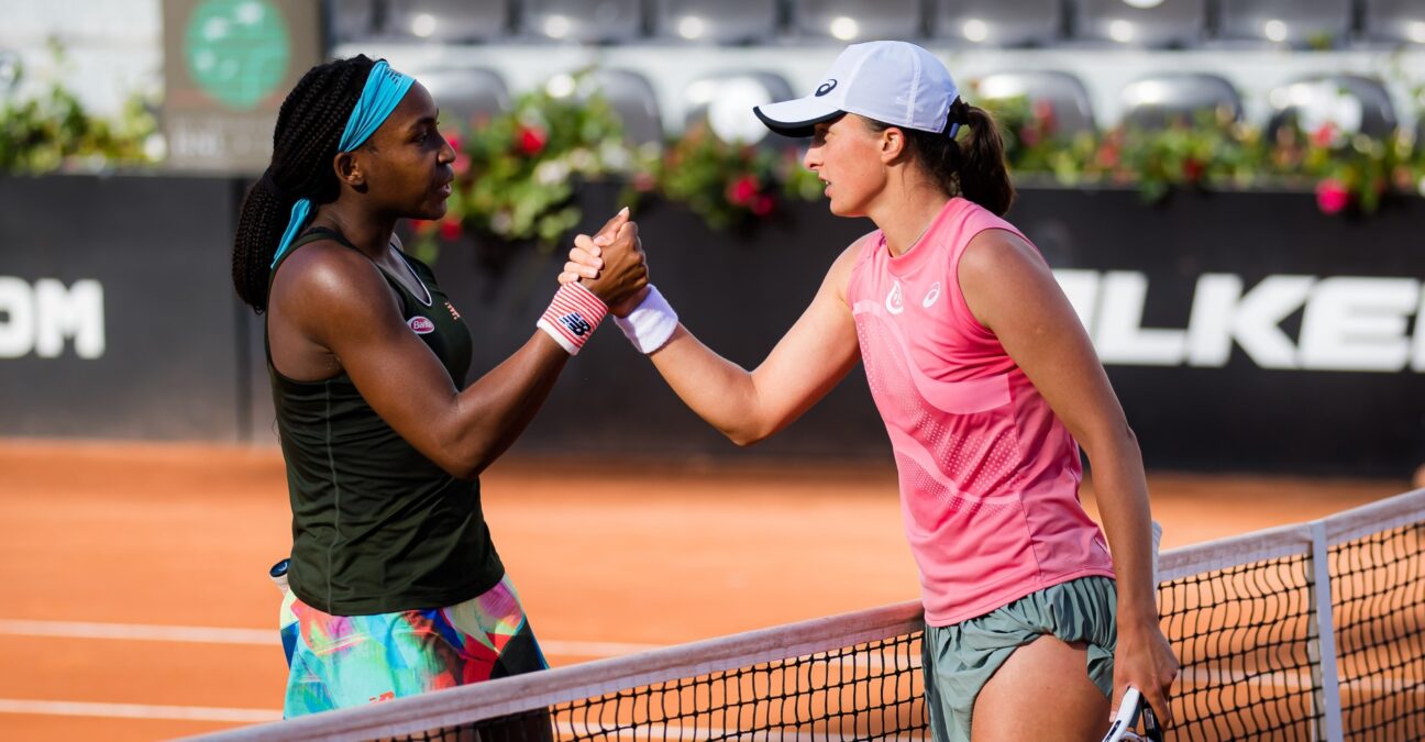 Coco Gauff and Iga Swiatek
