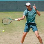 Hubert Hurkacz in Halle in 2022