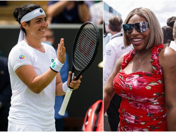 Ons Jabeur and Serena Williams