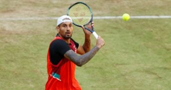 Nick Kyrgios at the Terra Wortmann Open ATP 500 in Halle
