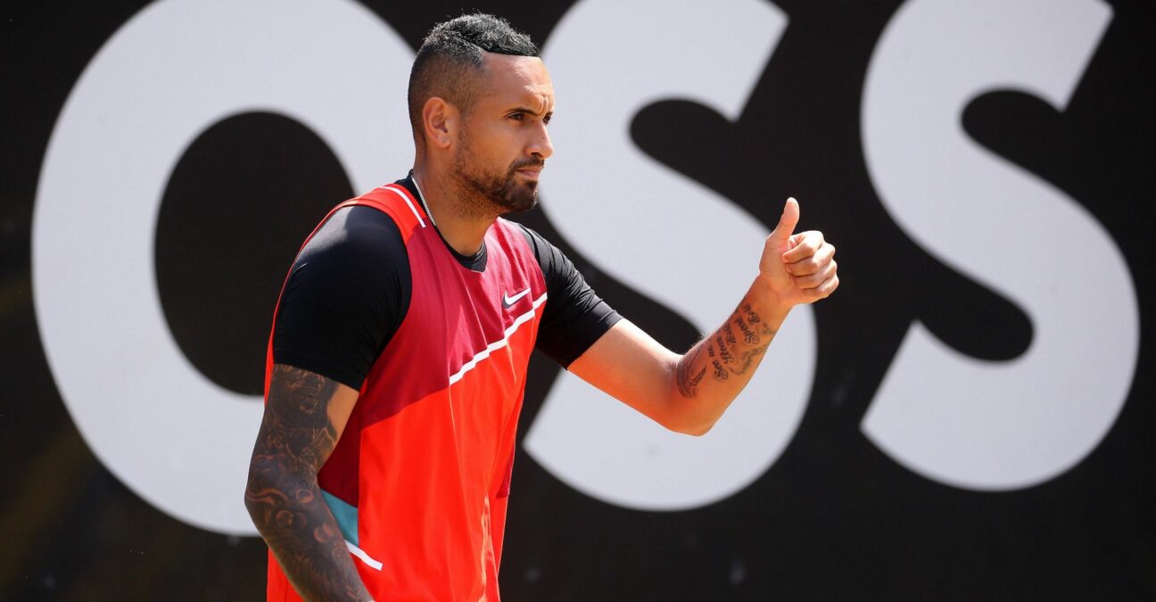 Nick Kyrgios at the Boss Open ATP 250 Stuttgart